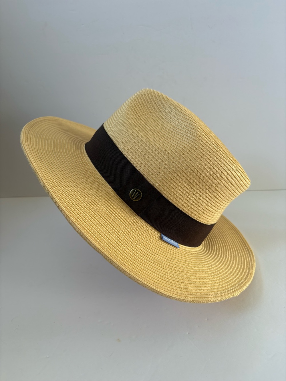 Wallaroo Company Frankie Fedora Women Tan Brown Sun Hat Resort Cruise Coastal